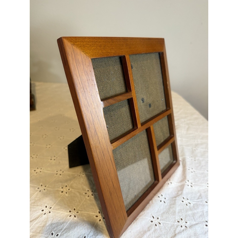 Vintage Wooden Multi‎ Photo Picture Frame Collage Tabletop & Wall Display - Picture 2 of 4
